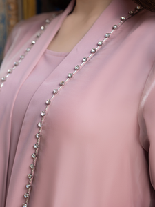 Abaya Abierta Dubai, Vestido Musulmán para Mujer, Vestido Abaya Modesto, Abaya Bordada Dubai, Abaya al por Mayor, Fabricantes de Abayas, Abaya Personalizada - Product Image 3