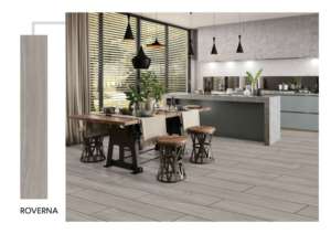 Baldosa de porcelana de 200x1200 mm con acabado mate, diseñada para brindar una textura profunda y subtil y un piso interior armonioso. - Product Image 5