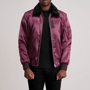 Chaqueta Bomber de Satén Personalizada de Alta Calidad para Hombre, Chaqueta Bomber Universitaria Vintage Personalizada para Mujer, Superventas - Product Image 4