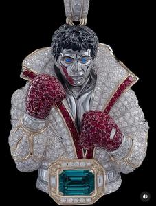 สร้อยคอเงินแท้ 925 คุณภาพพรีเมียม ประดับจี้รูปแพะ พร้อมเพชรโมอิสซาไนต์รับรองโดย IGI  ราคาสุดคุ้มค่า - Product Image 4