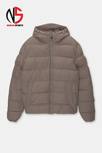 Veste matelassée légère haut de gamme avec capuche, logo personnalisé, coupe-vent, chaude, imperméable, style bomber, pour homme - Vente flash - Product Image 5