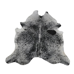 Alfombra de cuero vacuno auténtico de primera calidad, piel de vaca natural, alfombra de cuero vacuno con pelo suave para decoración de la sala de estar del hogar. - Product Image 6