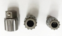 Juego de 27 Puntas de Destornillador de Perfil Bajo con Llave de Trinquete de 13 mm, Herramientas Manuales Resistentes al Óxido, Estuche Rígido OEM