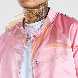 Chaqueta de Satén para Hombre, Elegante y Cómoda, de Alta Calidad, Informal, Transpirable, Servicio OEM - Product Image 5