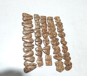 Pierres précieuses cabochons en jaspe astéroïde naturel certifié de qualité supérieure pour la fabrication de bijoux, formes variées, Aamna Creation, vente chaude - Product Image 3