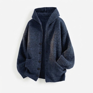 <b>Mens</b> Fisherman Knit <b>Cardigan</b> Sweater fisherman inspired knit pattern Custom Knitwear Wholesale Manufacturer Supplier - Product Image 6