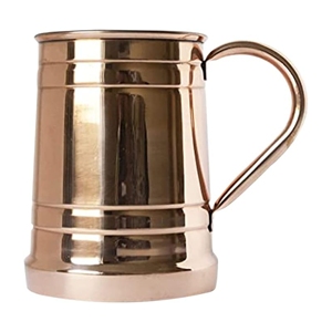 Tazas de Cerveza de Cobre Real de Alta Calidad, 400 ml, Ecológicas, Aptas para Alimentos, con Asa, para Oficina, Picnics y Bares, Precio al por Mayor Personalizado - Product Image 1