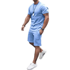 Conjunto de Camiseta Oversize y Pantalones Cortos Cargo para Hombre, Fabricante, Algodón, OEM, Marca Privada, Suministro al por Mayor - Product Image 1