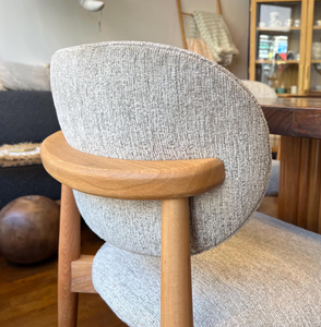 Chaise de salle à manger moderne et confortable en bois de caoutchouc massif pour la maison et le bureau – Meilleur prix – Ensemble de meubles de salon en gros - Product Image 6