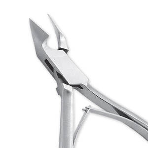 Coupe-cuticules rose en acier inoxydable, à mâchoires complètes, pour manucure, étanche, extrêmement tranchant, pour soins des ongles, en vente - Product Image 2