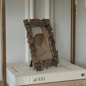 Cadre photo de luxe en laiton et aluminium, cadre décoratif en métal pour table, décoration de table pour hôtel et maison, cadres photo - Product Image 4