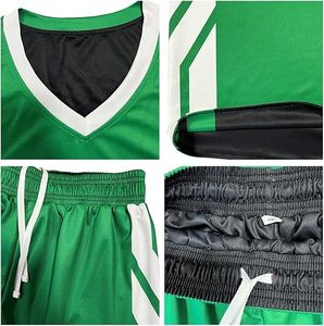Men's Basketball Jerseys <b>Shorts</b> Sets Customized Team Names/Numbers Sublimation Printed 100% Polyester Moisture-Wicking - Product Image 5