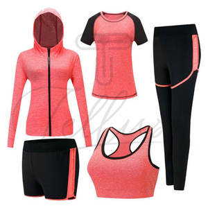 Ensemble de yoga 5 pièces le plus vendu, léger, pour femmes, prix de gros, nouveau design, ensemble de yoga pour femmes en vente - Product Image 5