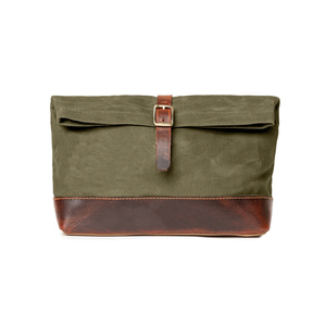 Neceser de Lona y Cuero con Cierre Resistente para Bolsa, Organizador de Viaje Impermeable, Kit de Aseo Masculino de Gran Capacidad, Almacenamiento de Cosméticos LCTB-0001 - Product Image 3