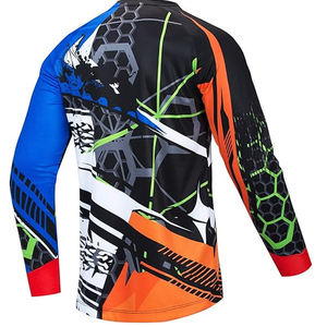 Jersey de Motocross MX Racing Personalizado por Sublimación, Transpirable, de Secado Rápido, Poliéster/Nailon, Unisex, para Todas las Estaciones, MTB, Motocicleta - Product Image 6