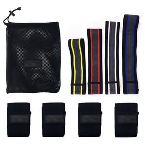 <b>Exercise</b> Resistance <b>Bands</b> Set with Mesh Bag 4 Levels Nylon Portable Workout Fitness Equipment All Ages - Product Image 1