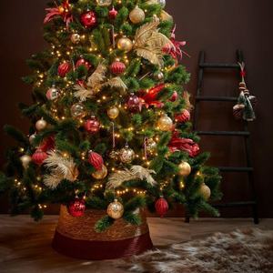 Collar de árbol de jacinto de agua al mejor precio al por mayor/falda de árbol para decoración navideña hecha por artesanos en Vietnam - Product Image 3