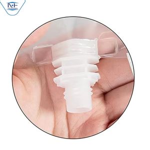 Pochettes à Boissons Transparentes de Haute Qualité en PET+PE Recyclable, Imprimées par Gravure, avec Bec Verseur, 100ML/150ML/250ML/500ML, Sachets Doypack pour Eau - Product Image 3