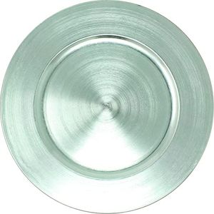 Polished Stainless Steel Metal Charger <b>Plate</b> for Elegant Restaurant Dining and Wedding Table Decoration - Product Image 2
