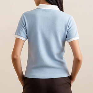 Camiseta Polo Deportiva de Golf para Mujer, Diseño Personalizado, Secado Rápido, Verano 2026, Cuello y Mangas en Color Contrastante, Alta Calidad, Nueva Llegada - Product Image 6