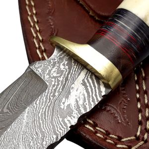 Couteau de survie Bowie pour l'extérieur avec lame fixe personnalisée faite à la main pour la chasse, le camping, le bushcraft et les activités en pleine nature - Product Image 6