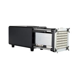 Tagliapatatine Elettrico Nuovo con Lame in Acciaio Inox da 1/2 e 3/8 Pollici, Tagliaverdure Antiscivolo per Frutta - Product Image 2