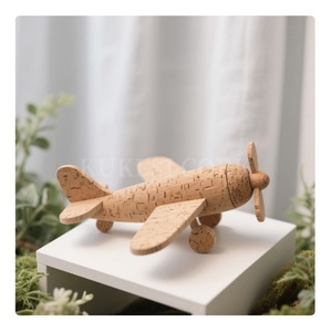 Kukesi nút chai đồ chơi thân thiện với môi trường khắc nút chai máy bay đúc xây dựng nút chai máy bay - Product Image 5