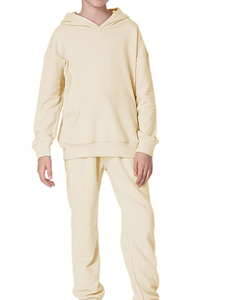 Conjunto Deportivo de Invierno con Capucha para Niños, Estilo Moderno, al Por Mayor, al Mejor Precio, Sudadera Personalizada para Niños, Conjuntos para Correr - Product Image 4