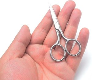 Ciseaux de toilettage du nez en acier inoxydable, outil de coupe de précision, ciseaux à pointe fine pour la coupe des cheveux, pour les soins personnels et le soin du visage - Product Image 6