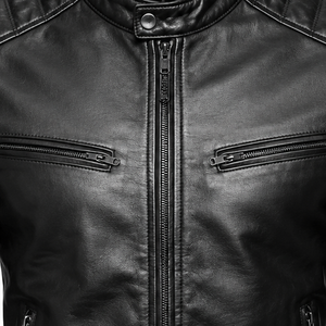 Casual Streetwear Fall Winter Premium Leather <b>Jacket</b> Fashion Outwear Slim Fit <b>Biker</b> Coat Warm Trend 2026 New Collection Men - Product Image 5
