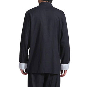 Uniforme de Kung Fu de Satén Pesado 100% Poliéster / Conjunto de Traje de Artes Marciales Chinas Wushu - Product Image 5