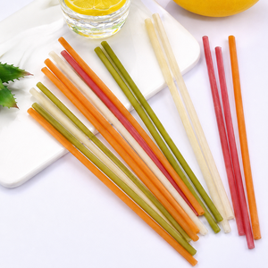 Pailles en riz naturelles véganes, biodégradables, remplacement des pailles en plastique / MS ALINA - Product Image 1