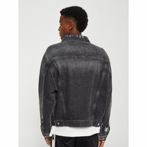 Chaqueta Casual de Mezclilla para Hombre, Cuello Transpirable, Resistente al Viento, Bolsillos, Lavado a la Piedra, Estilo Vintage, Invierno, 100% Algodón, OEM - Product Image 5