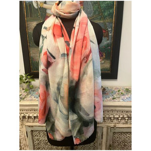 Premium Quality Printed Stole 70x200 CMS Elegant Fashion Scarf Soft Lightweight Stylish <b>Wrap</b> for Women Ready Stock - Product Image 3