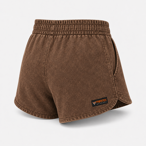 Shorts de Mujer de Cintura Alta con Botones, Lavado Ácido, Transpirables, Ecológicos, 100% Algodón, para Exteriores, Sexys - Product Image 6