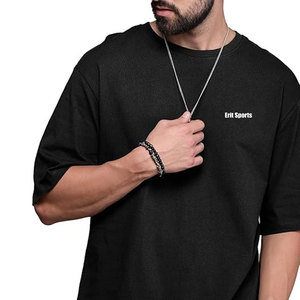 Nueva Llegada, Camiseta de Alta Calidad para Hombre, Uso en Exteriores, Talla Grande, Hombros Caídos, Manga Corta, 100% Algodón, Transpirable, Ecológica, ERIT - Product Image 4