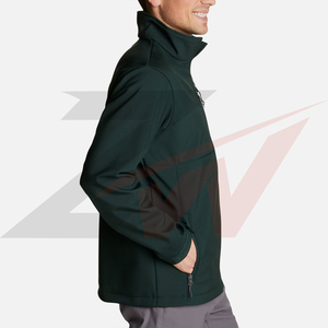 Veste softshell coupe-vent personnalisée avec logo sur le devant, haute qualité, votre propre design, veste softshell d'hiver - Product Image 6
