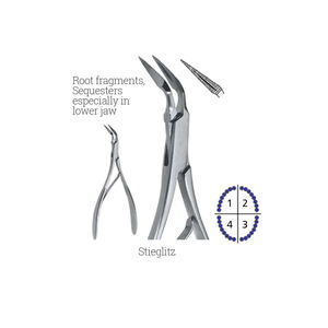 Pinzas de Extracción Dental de Acero Inoxidable de Alta Calidad, Herramienta Manual para Dentistas, Número 1 de Dentavex - Product Image 5