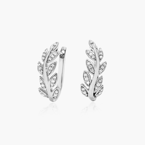 Pendientes de Aro de Plata 925 con Moissanita, Corte Redondo, Acabado Brillante de Alta Calidad, Joyería Fina, Regalo para Mujer - Product Image 2