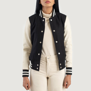 Winter Fashion Women's Clothing Ladies <b>Varsity</b> <b>Jackets</b> High Quality Woolen Letterman <b>Jackets</b> Suppliers and Manufacturers - Product Image 2