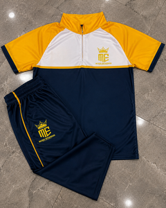 Conjunto de Uniforme Deportivo Personalizado para Entrenamiento de Cricket con Media Cremallera, Ropa Deportiva de Poliéster para Equipos, Fabricante OEM ODM - Product Image 1