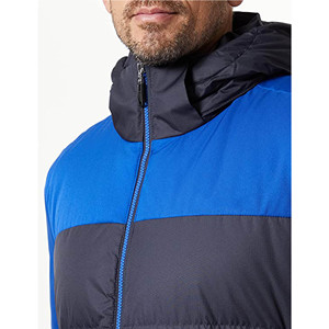 Chaqueta Acolchada Negra y Naranja Personalizada para Hombre, Abrigo de Invierno con Capucha, Fabricante y Proveedor de Ropa de Exterior de Marca Privada al por Mayor - Product Image 5