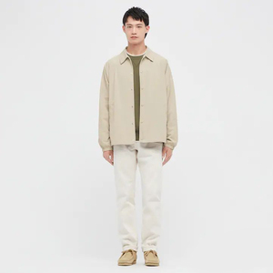 Mens <b>Coach</b> Jacket Casual Button Up Lightweight Wind Resistant Outer Layer Custom Printing OEM ODM Factory Wholesale Supplier - Product Image 1