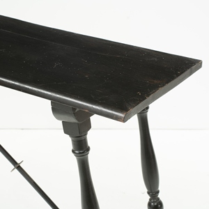 Mesa consola de latón puro de alta gama, con superficie de mármol, mueble de pasillo de diseño de lujo con base escultural de latón. - Product Image 2