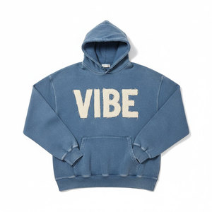 Sweat à capuche pour homme en tissu polaire doux 100% coton, chaud et confortable, coupe classique, vêtements décontractés d'hiver, mode streetwear, hip-hop, écologique - Product Image 3