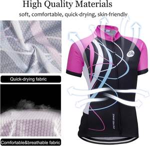 Ensemble de maillot de cyclisme personnalisé professionnel, respirant, sublimation, vêtements de vélo en spandex et polyester, kit de short à bretelles à manches courtes - Product Image 3
