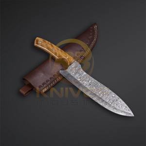 Cuchillo de chef premium de Damasco – Acero con alto contenido de carbono de 67 capas con mango de madera – Suministro directo de fábrica - Product Image 2