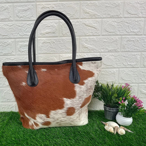 Sac à main tendance en cuir de vachette sur mesure pour femme, deux poignées, imperméable, respirant, option marque privée, haute couture - Product Image 2