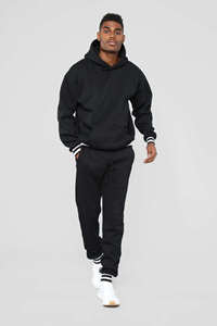 Custom Logo Active <b>Pullover</b> Cotton Polyester Pocket <b>Pullover</b> <b>Men</b> Tracksuit - Product Image 2