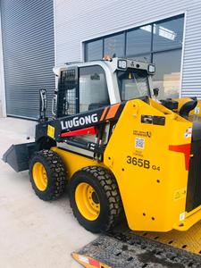 LiuGong 365B Skid Steer Loader Compact Wheel Loader Diesel Engine Hydraulic Bucket Construction Equipment Yellow - Product Image 1